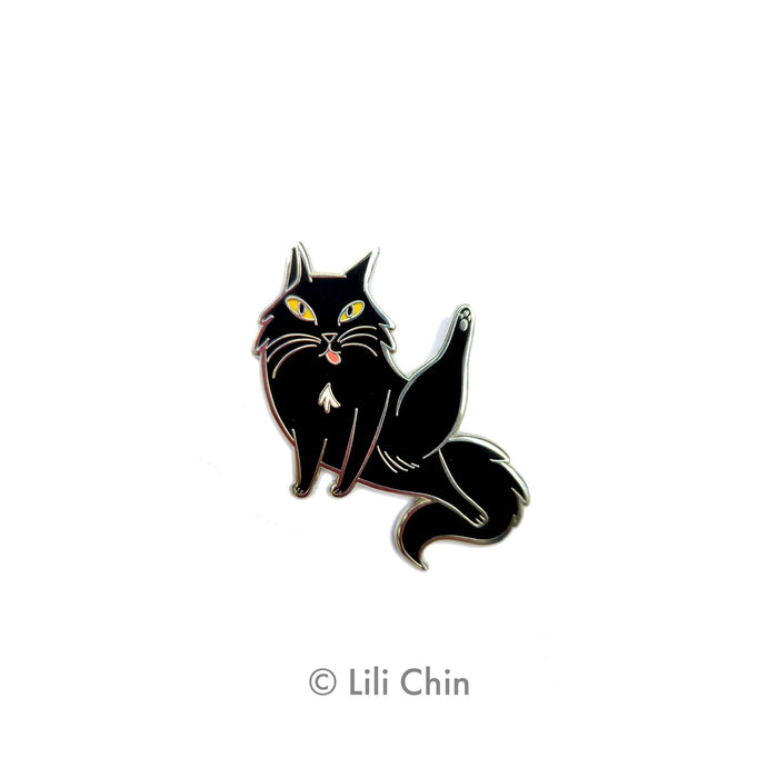 Lili Chin Art - "Blep" KITTY PIN