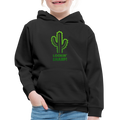 Lookin' Sharp! Cactus Pun Kids‘ Premium Hoodie - black