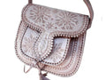 Leather Bag - Shoulder Bag - Natural Color - LSSAN Spring by Moroccan Corridor