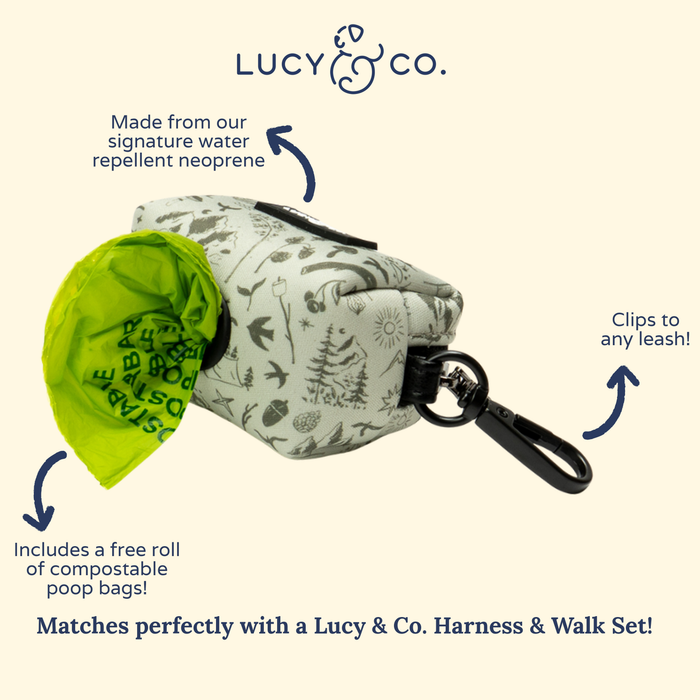Lucy & Co. - Camp Out Poop Bag Holder