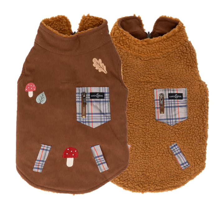 Lucy & Co. - Woodland Wonder Reversible Teddy Vest