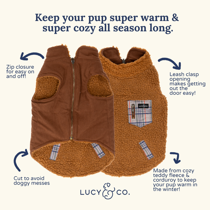 Lucy & Co. - Woodland Wonder Reversible Teddy Vest