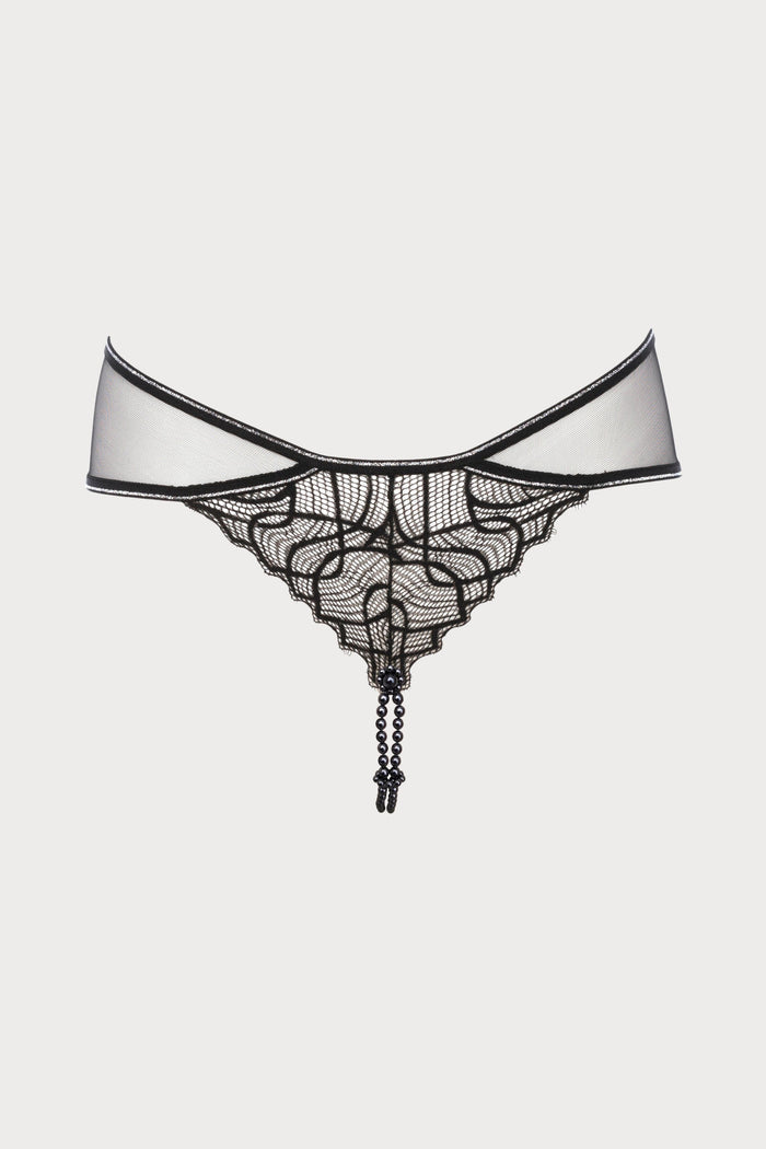 Bracli Manhattan Black Brief with Daisy Pearl Finish