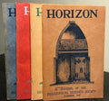 MANLY P. HALL - HORIZON JOURNAL - Full YEAR, 4 ISSUES, 1947 - PHILOSOPHY OCCULT