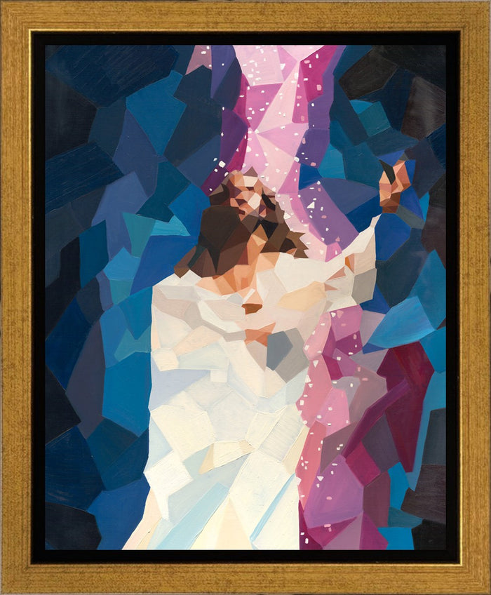 Gallery Wrapped Canvas / 8 X 10 / Gold Float Frame