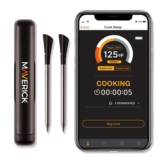 Maverick BT-32 Bluetooth Stake Truly Wireless Intelligent Food Thermometer (2 Probes)