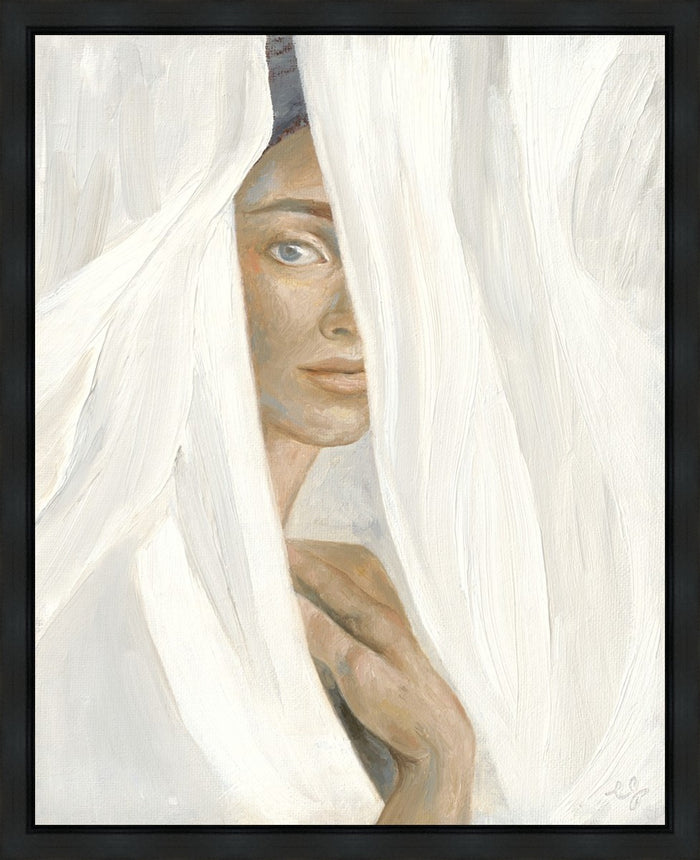 Gallery Wrapped Canvas / 16 X 20 / Black Float Frame