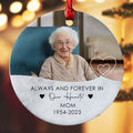 Memorial Ornaments for Mom | Always and Forever in Our Hearts Ornament