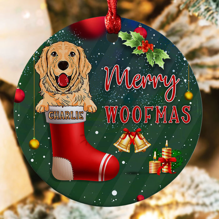 Merry Woofmas Ornament