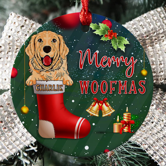 Merry Woofmas Ornament