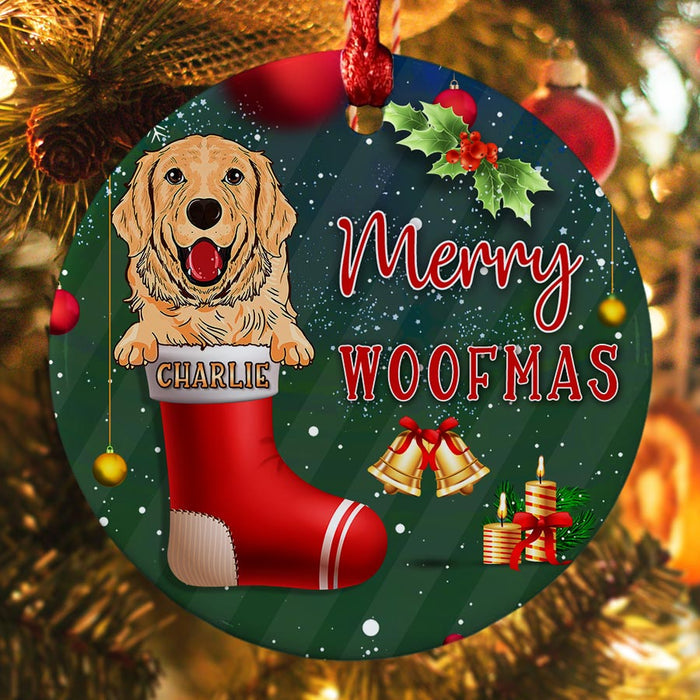 Merry Woofmas Ornament