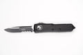 Microtech UTX-85 231-2T Tactical Auto Knife 3" Partial Serration Black - NORTH RIVER OUTDOORS