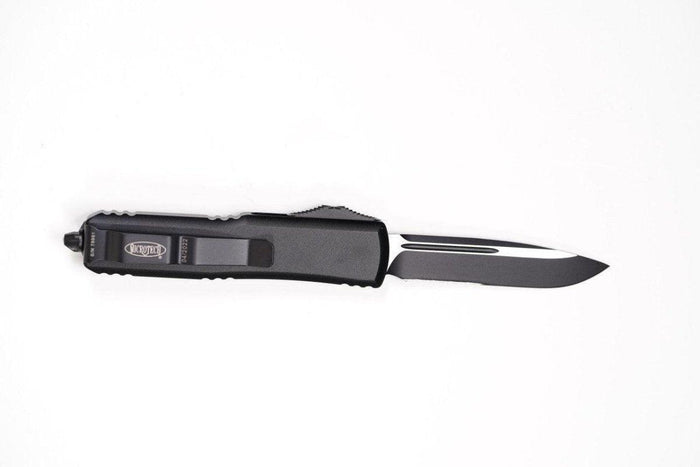 Microtech UTX-85 231-2T Tactical Auto Knife 3" Partial Serration Black - NORTH RIVER OUTDOORS