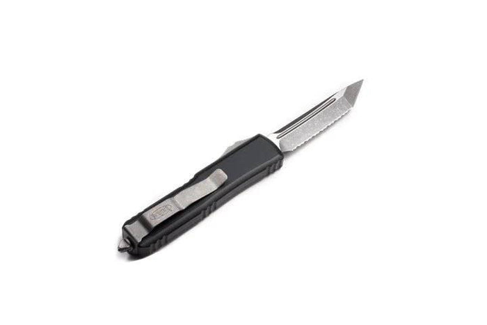 Microtech UTX-85 Auto OTF Knife 3" Tanto Serrated Blade - NORTH RIVER OUTDOORS