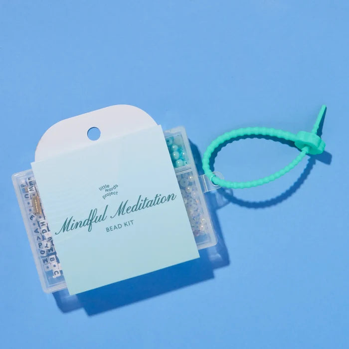 Mindful meditation bead kit closed and shut tight