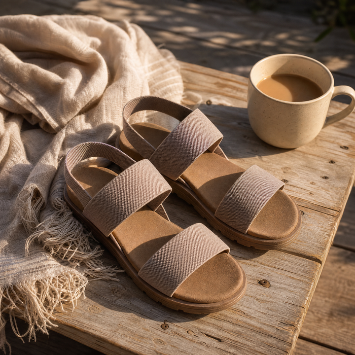 Mirelle – Stretch Strap Walking Sandals