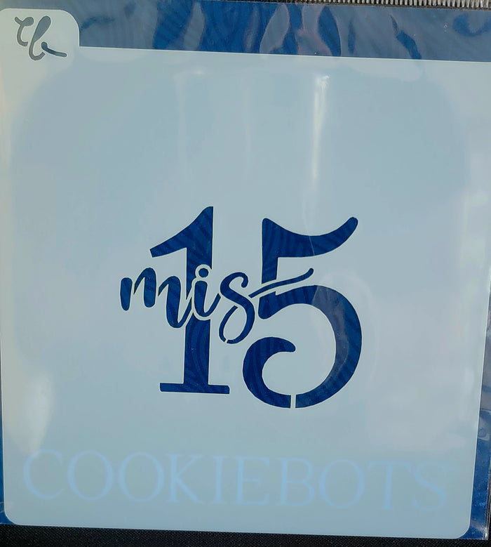 Mis Quince Stencil
