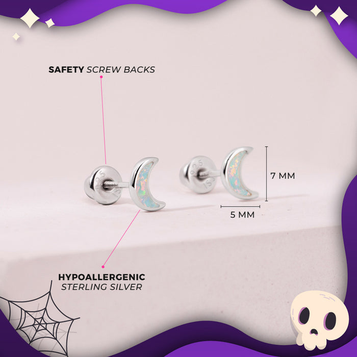 Moonlight Mystique Earrings - Sterling Silver