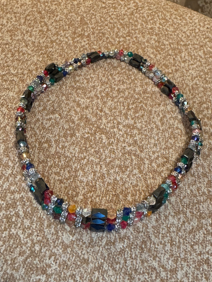 Multi-Color Magnetic Hematite Wrap Bracelet – Versatile Jewelry Strand