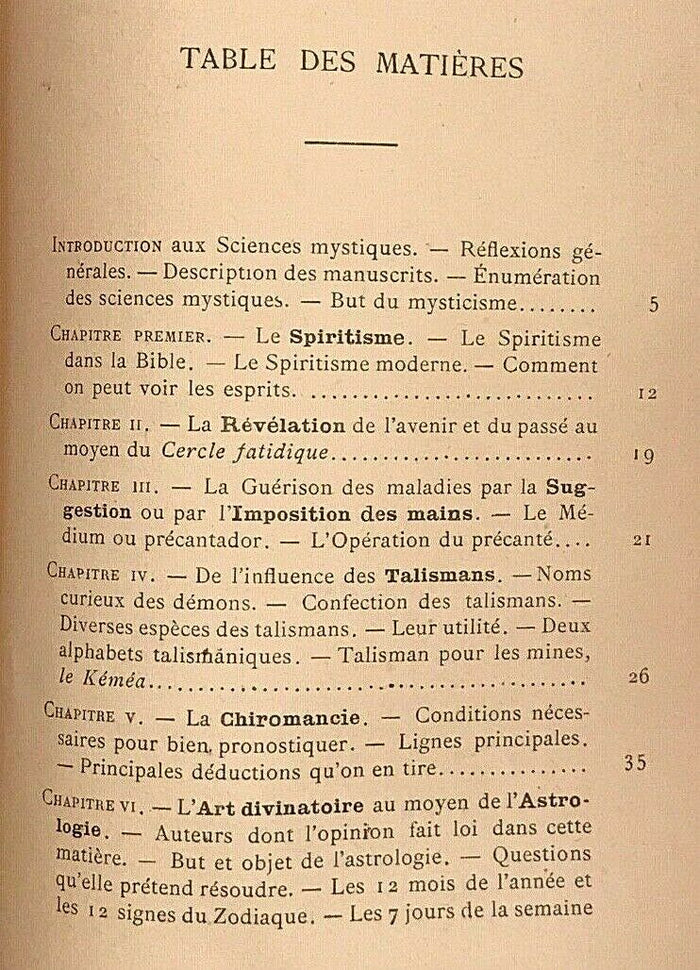 MYSTIC SCIENCES AMONG THE JEWS OF THE ORIENT - 1900 DEMONS, TALISMANS, KABBALAH