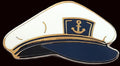 Nautical Enamel Pins - Captain Hat - Annapolis Maritime Antiques