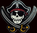 Nautical Enamel Pins - Pirate Skull