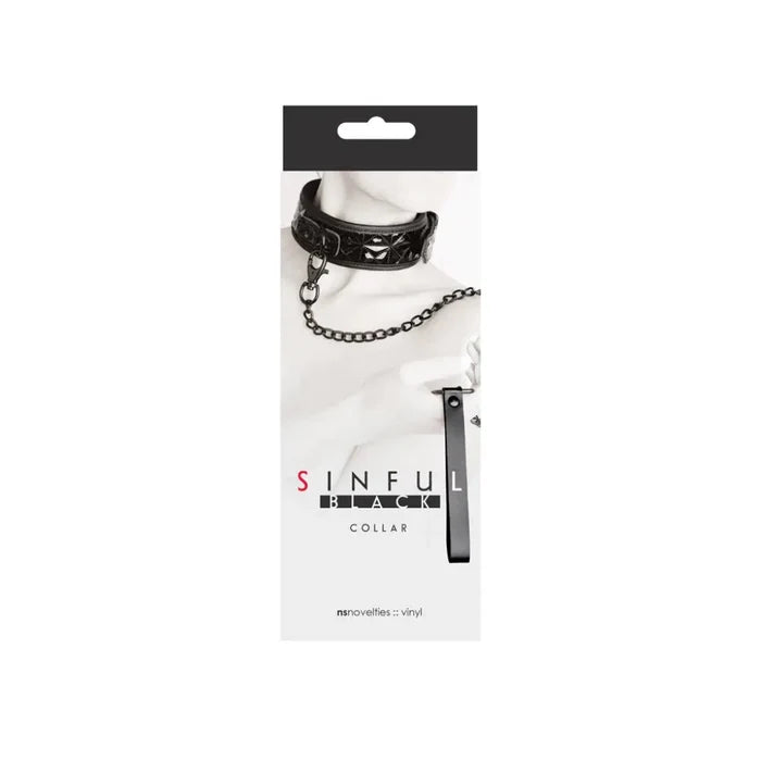 Sinful Collar with Leash - Restraints
