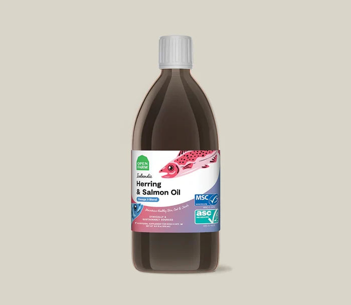Open Farm Icelandic Herring & Salmon Oil For Dogs