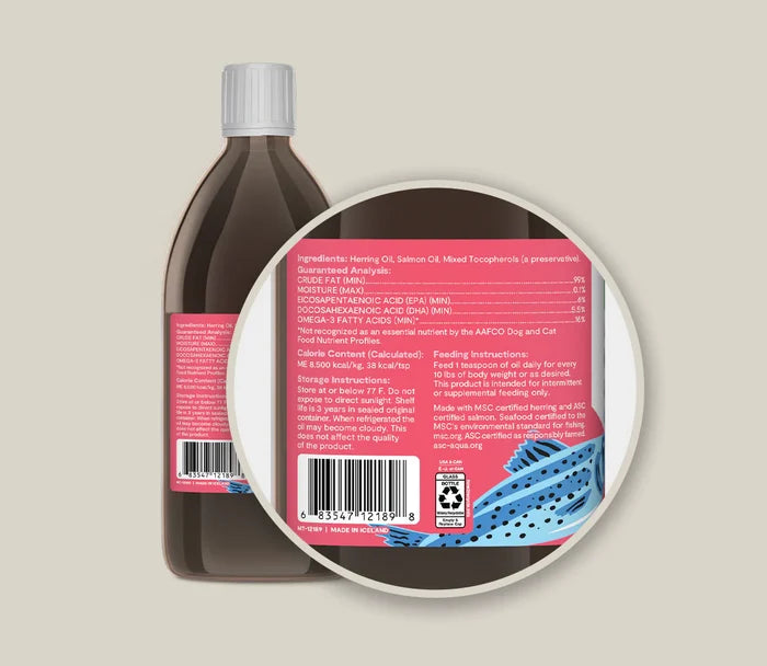 Open Farm Icelandic Herring & Salmon Oil For Dogs