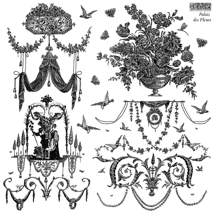 Palais des Fleurs 12×12 Decor Stamp™