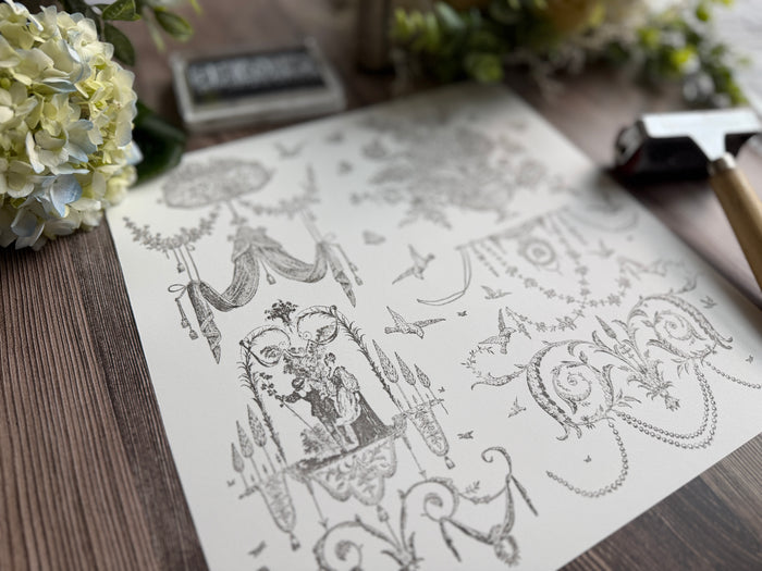 Palais des Fleurs 12×12 Decor Stamp™