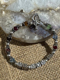 Personalized “ME * MOM” Birthstone Name Bracelet
