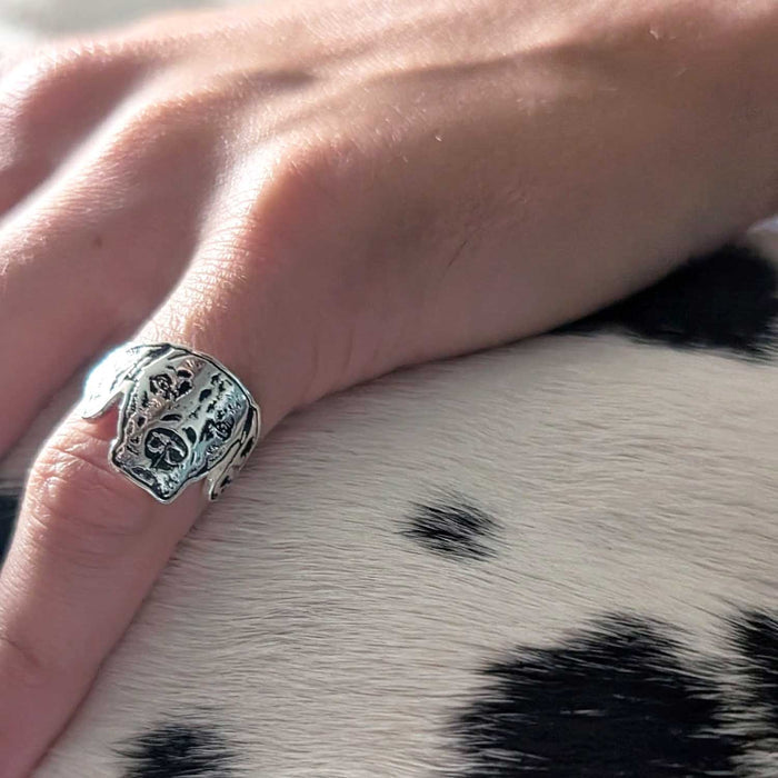 Pet Face Cutout Ring