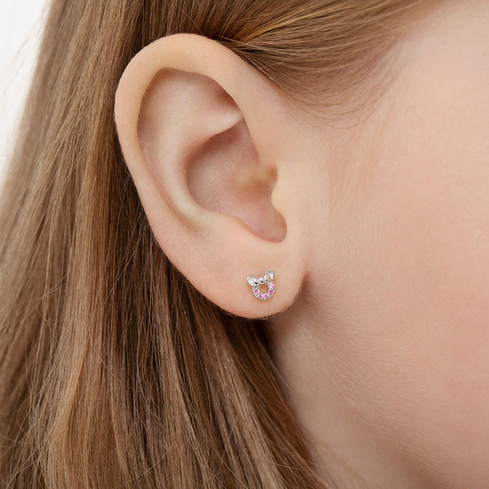 Petite Mouse Baby / Toddler / Kids Earrings Screw Back - Sterling Silver