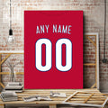 Philadelphia Jersey Custom Canvas Print Wall Art for Boy Girl Men Women Baseball Personalized Canvas Art