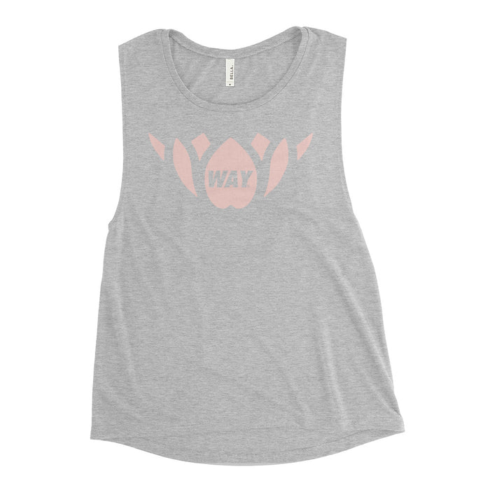Pink Salt Lotus Muscle Tank