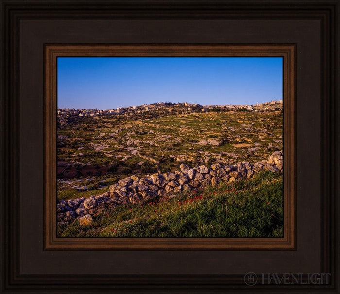 Plate 1 - Bethlehem In Early Spring Open Edition Print / 10 X 8 Brown 14 3/4 12 Art