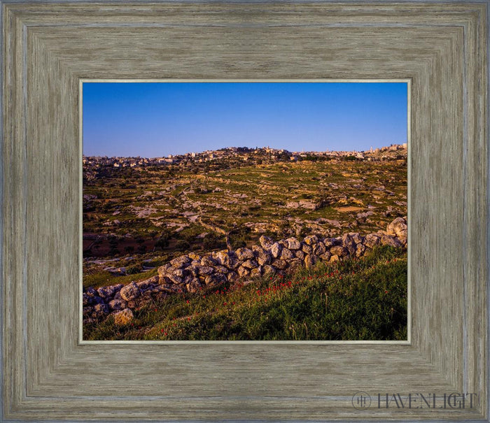 Plate 1 - Bethlehem In Early Spring Open Edition Print / 10 X 8 Gray 14 3/4 12 Art
