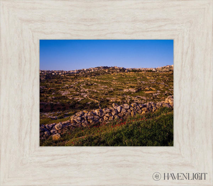 Plate 1 - Bethlehem In Early Spring Open Edition Print / 10 X 8 Ivory 15 1/2 13 Art
