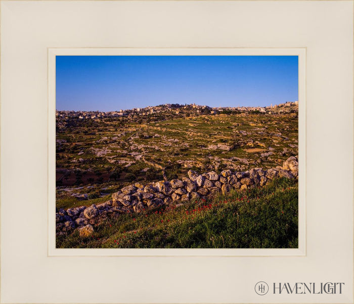 Plate 1 - Bethlehem In Early Spring Open Edition Print / 10 X 8 White 14 1/4 12 Art