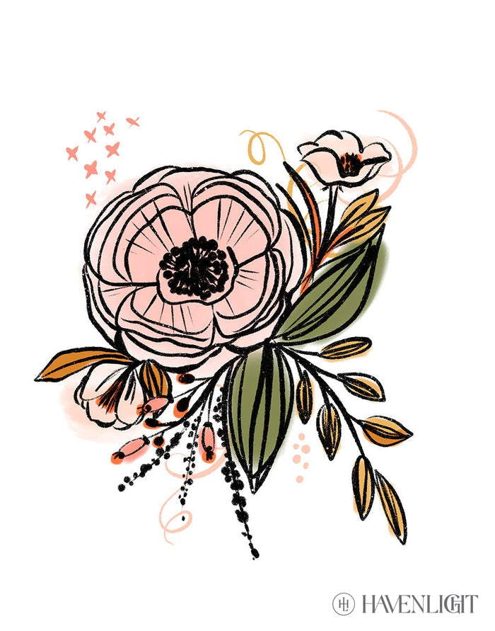 Posy Open Edition Print / 11 X 14 Only Art
