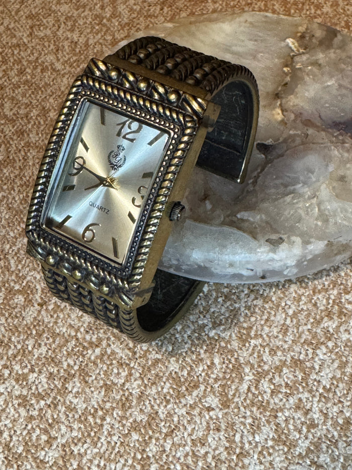 Premier Designs “Ancient Times” Cuff Bracelet Watch