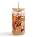 Pumpkin Patch- Glass Can