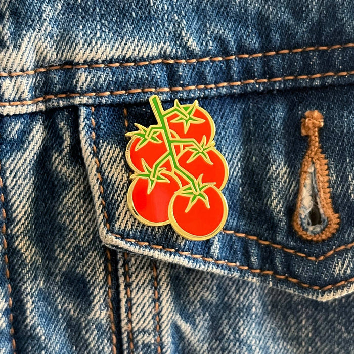 Rather Keen - Tomatoes enamel pin - foodie gift - food pin