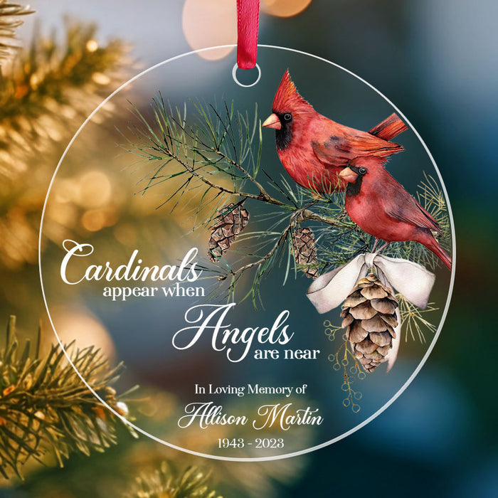 Red Cardinal Ornaments | In Loving Memory Ornament
