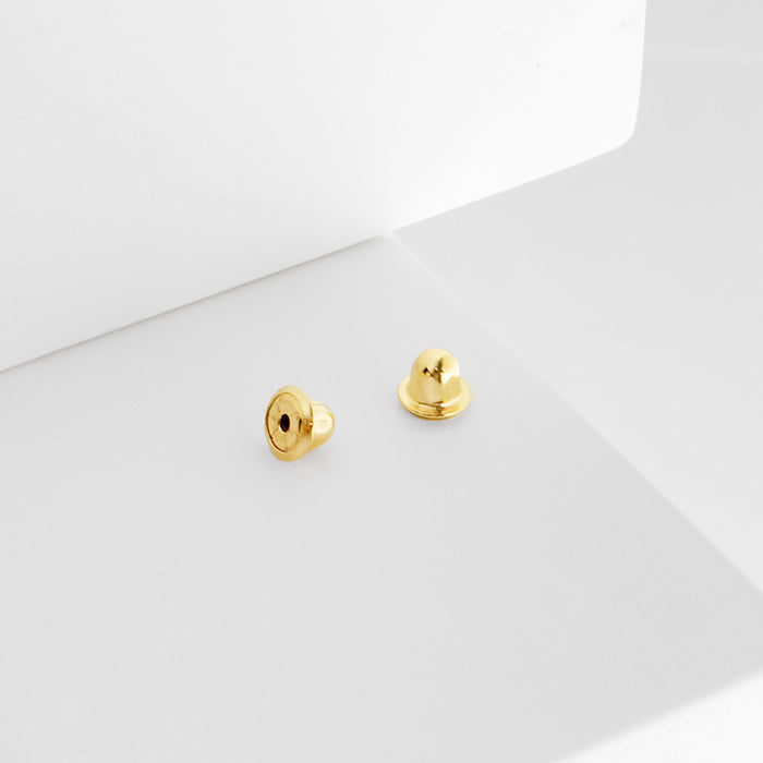 Replacement Screw Backs (2pcs) - 18k Yellow Gold