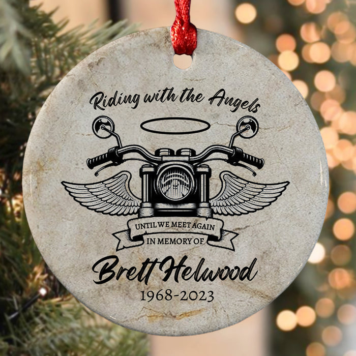 Riding With the Angels Ornament