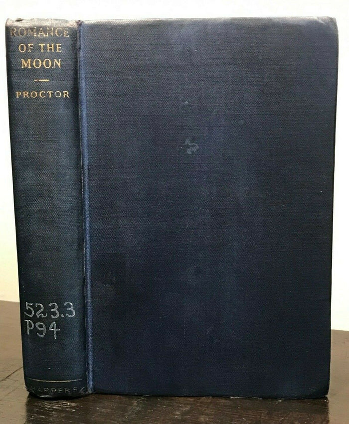ROMANCE OF THE MOON - Mary Proctor, 1st Ed 1928 - LUNAR MOON ASTRONOMY FOLKLORE