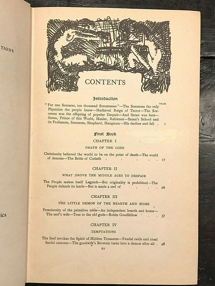 SATANISM AND WITCHCRAFT: STUDY IN MEDIEVAL SUPERSTITION - Michelet, 1st Ed 1939