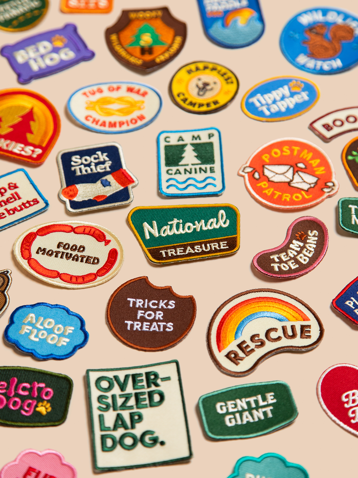 Scout's Honour Pty Ltd - Food Motivated iron-on patch for dogs and cats